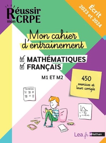Mon cahier d'entraînement Mathématiques-Français M1 et M2  Edition 2023-2024