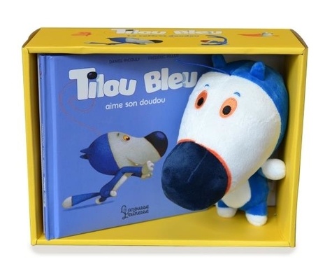 Tilou bleu  Tilou bleu aime son doudou. Coffret avec Peluche