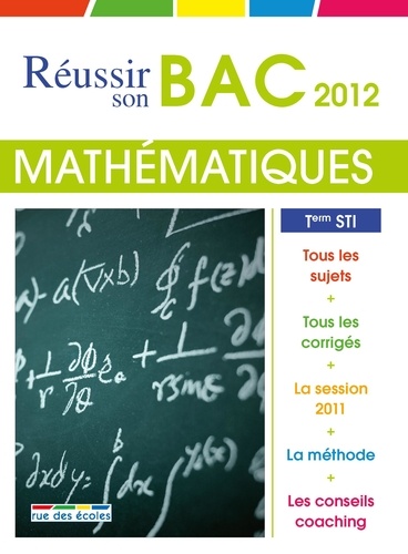 Mathématiques Tle STI  Edition 2012