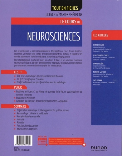 Le cours de neurosciences