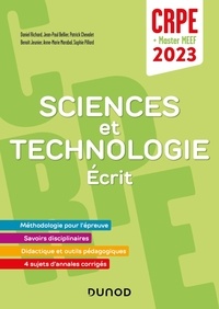 Daniel Richard et Jean-Paul Bellier - Sciences et Technologie - Ecrit - CRPE + Master MEEF.