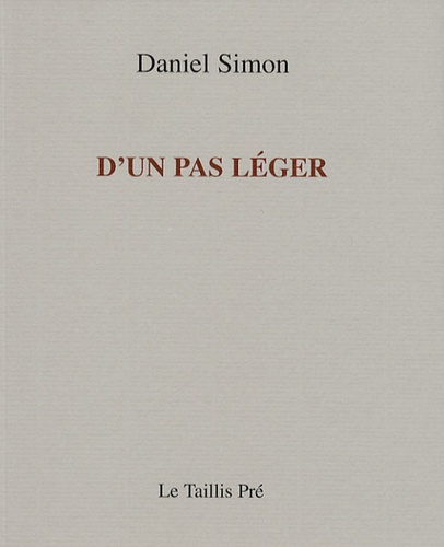 Daniel Simon - D'un pas léger.