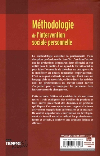 Méthodologie de l'intervention sociale personnelle 2e édition revue et augmentée