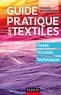 Daniel Weidmann - Guide pratique des textiles - Tissés, tricotés, techniques.