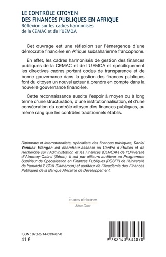 Le contrôle citoyen des finances publiques en Afrique. Réflexion sur les cadres harmonisés de la CEMAC et de l'UEMOA