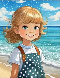 Hannah am Meer