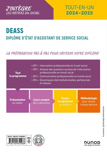 Diplôme d'Etat d'Assistant de Service Social. Tout-en-un  Edition 2024-2025