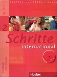 Daniela Niebisch et Sylvette Penning-Hiemstra - Schritte international 2 - Kursbuch + Arbeitsbuch. 1 CD audio