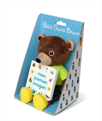 Petit Ours Brun peluche + livre - Dès 1 an