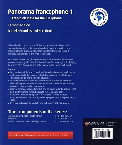 Panorama francophone 1 - French ab initio for the IB Diploma. Coursebook 2nd edition