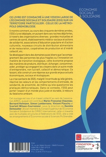 L'économie sociale et solidaire entre développement social et développement durable. L'exemple de la métropole grenobloise (1970-2020)