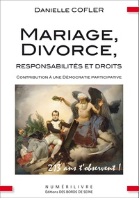 Danielle Cofler - Mariage, divorce, responsabilités et droits.