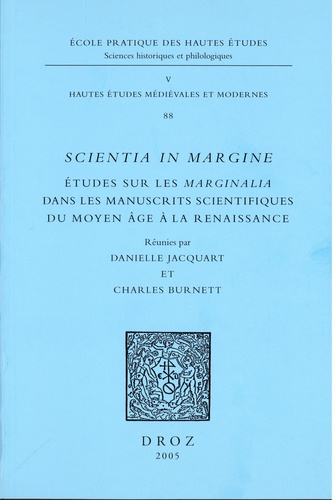 Scientia in Margine. Etudes sur les Marginalia dans les manuscrits scientifiques du Moyen-Age à la Renaissance
