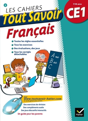 Danielle Mathieu - Les cahiers tout savoir français CE1 7/8 ans.