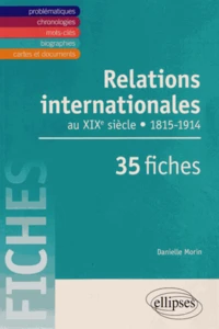 Relations internationales de 1815 à 1914 en 35 fiches