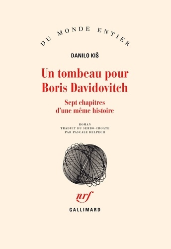 Un tombeau pour Boris Davidovitch. Sept chapitres d'une même histoire