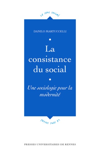 Danilo Martucelli - La consistance du social - Une sociologie pour la modernité.