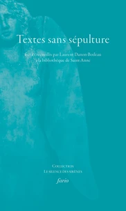 Textes sans sépultures