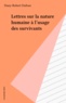 Dany-Robert Dufour - Lettres sur la nature humaine à l'usage des survivants.