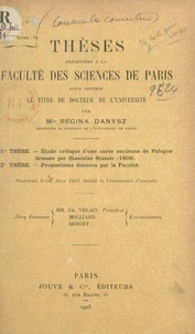 Étude critique d'une carte ancienne de Pologne dressée par Stanislas Staszic (1806)