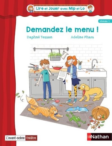 Daphné Tesson et Adeline Pham - Lire et jouer avec Mip et Lo - Lot de 5 pièces 2 cycle 2 : demandez le menu !.