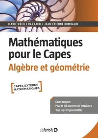 Mathématiques pour le Capes