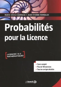 Probabilités pour la Licence