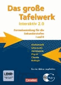 Das große Tafelwerk interaktiv 2.0 Mathematik, Informatik, Astronomie, Physik, Chemie, Biologie. Schülerbuch mit CD-ROM. Westliche Bundesländer.