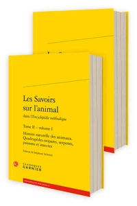 Les Savoirs sur l'animal dans l’Encyclopédie méthodique