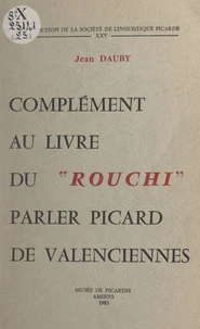 Complément au Livre du Rouchi