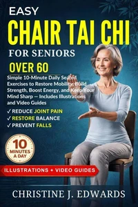 Easy Chair Tai Chi for Seniors Over 60: Simple 10-Minute Daily Seated Exercises to Restore Mobility, Build Strength, Boost Energy, and Keep Your Mind Sharp — Includes Illustrations and Video Guides