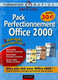Pack Perfectionnement Office 2000 en 3 volumes