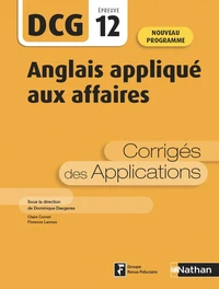 Anglais appliqué aux affaires DCG 12