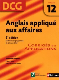 Anglais appliqué aux affaires DCG Epreuve 12