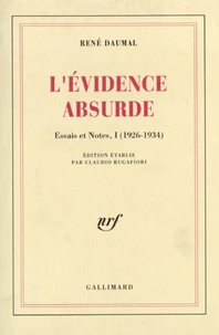 L'évidence absurde