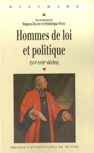 Hommes de loi et politique (XVIe-XVIIIe siècles)