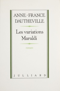  Dauth et  Dautheville - Les Variations Maraldi.