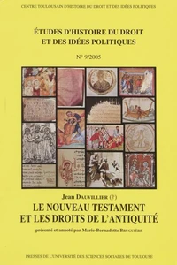 Le Nouveau Testament et les droits de l'Antiquité