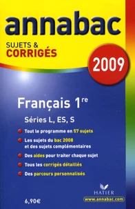 Français 1e L, ES, S