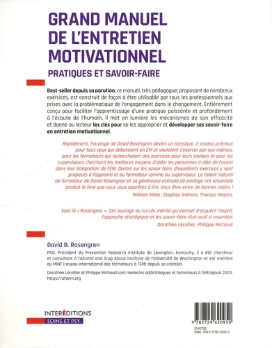 Le grand manuel de l'entretien motivationnel. Pratiques et savoir-faire