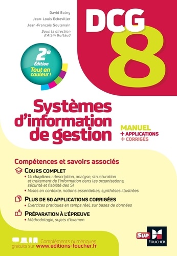 Système d'information de gestion DCG 8. Manuel et applications 9e édition