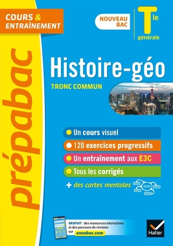 David Bédouret et Jérôme Calauzènes - Prépabac Histoire-Géographie Tle générale - Bac 2023 - nouveau programme de Terminale.