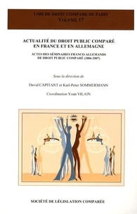 Actualité du droit public comparé en France et en Allemagne