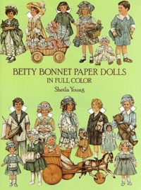 Sheila Young - Betty Bonnet paper dolls - In full color.