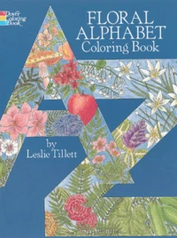 Floral Alphabet Coloring Book