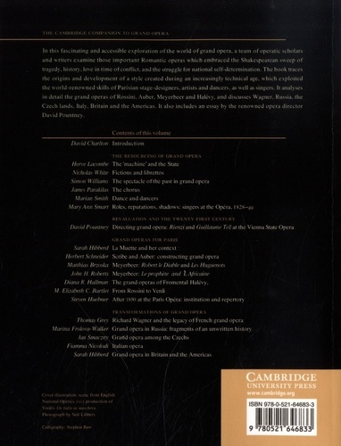 The Cambridge Companion to Grand Opera