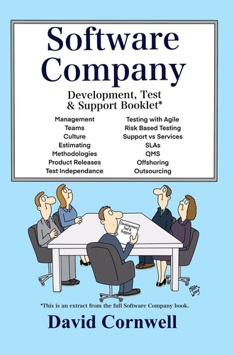  David Cornwell - Software Company:  Development, Test &amp; Support Booklet.