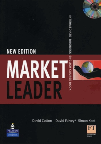 David Cotton - Market Leader Intermediate 2d edition 2008 coursebook with self study multi-ROM.
