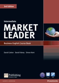 David Cotton - Market leader intermediate 3rd edition 2010 coursebook and DVD-ROM pack.
