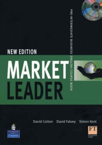 David Cotton - Market Leader Pre Intermediate Coursebook - With Class Cds and Self Study CD-Rom.